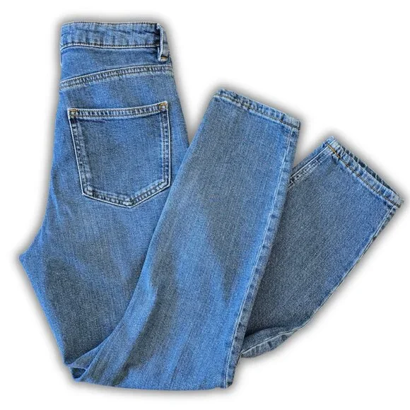 Women's Size 25/30 ASOS Slim Fit High-Rise Dark Wash Stretch Jeans - Picture 5 of 5